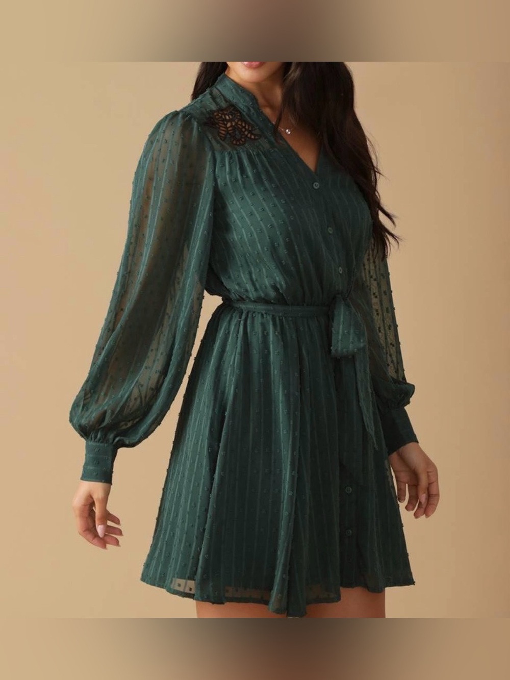 Flying Tomato Green Mini Dress Size Large